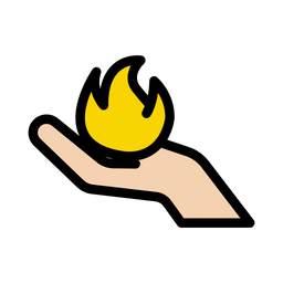 Fire On Hand  Icône