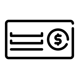 Scheck  Symbol