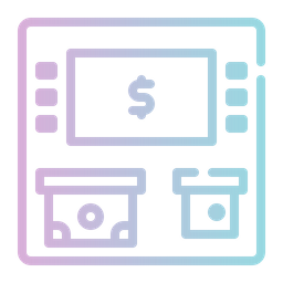 ATM 기계  아이콘