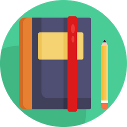 Book and a pen  Icon