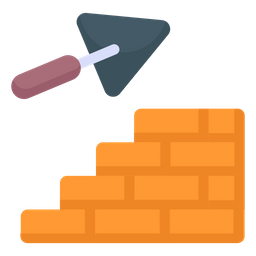 Parede de tijolos  Ícone