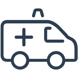 Krankenwagen  Symbol