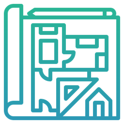 Building Blueprint  Icon