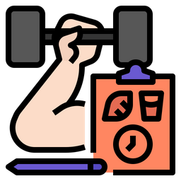 Fitnesstrainer  Symbol