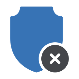 Delete Security  Icon