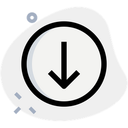 Arrow Down Circle  Icon