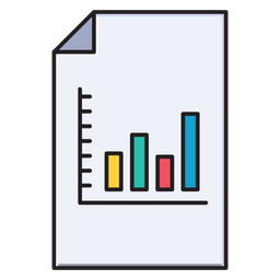 Gráfico de barras  Ícone