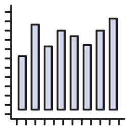 Gráfico de barras  Ícone