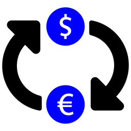 Troca de dinheiro  Ícone