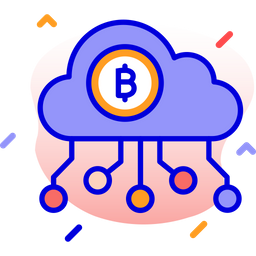 Bitcoin cloud  Icon