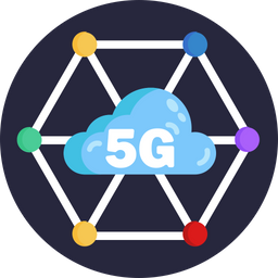 5G Cloud  Icon