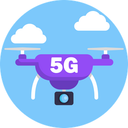 5G Drone  Icon