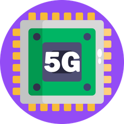 5G chip  Icon