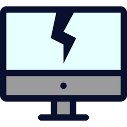 Broken Monitor  Icon