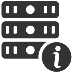 Informações de armazenamento  Ícone