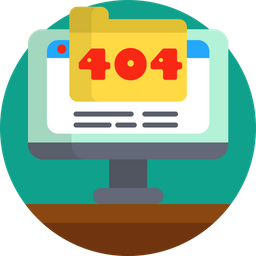 404 Error  Icon