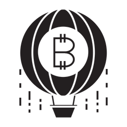 Bitcoin balloon  Icon