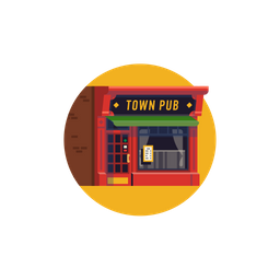 Town Pub  Icon