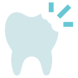 Broken tooth  Icon