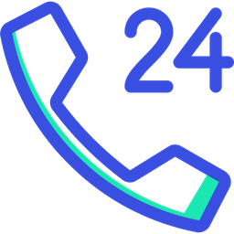 24 Stunden Support  Symbol