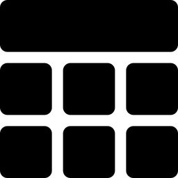 Unteres Inhaltslayout  Symbol