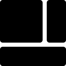 Unteres Balkenraster  Symbol