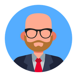 Bald Businessman  Icon