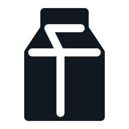 Milchpackung  Symbol