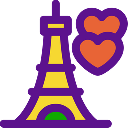 Eiffel Love  Icon