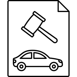 Autoauktionsdatei  Symbol