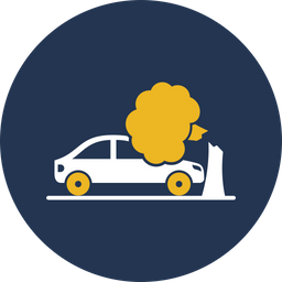 Car accident with tree  Icon