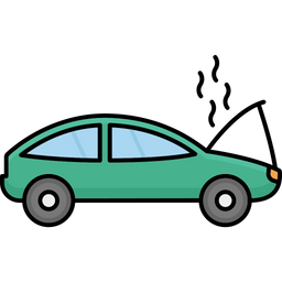 Car Collision From Front  Icon