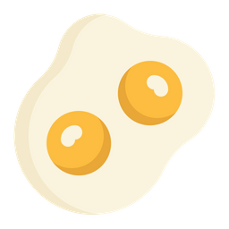 Double Sunny Side Egg  Icon