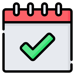 Checked Calendar  Icon