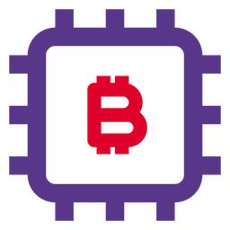 Bitcoin Chip  Icon