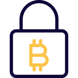 Bitcoin Lock  Icon