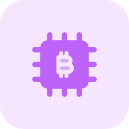 Bitcoin Chip  Icon