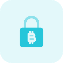 Bitcoin Lock  Icon