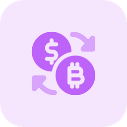 Bitcoin Dollar Exchange  Icon