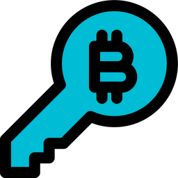 Bitcoin Key  Icon