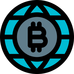 Bitcoin Globe  Icon