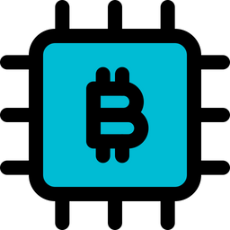 Bitcoin Chip  Icon