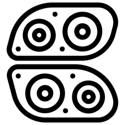 Auto-Frontlichter  Symbol