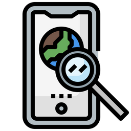 Mobile Search  Icon