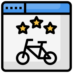 Online Bicycle Booking  Icon