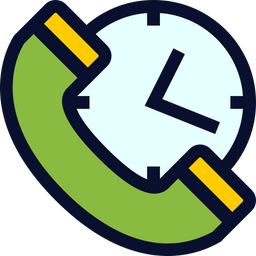 Calling time  Icon