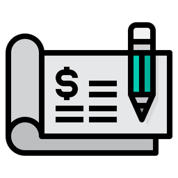 Cheque  Icon