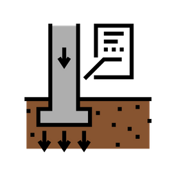 Coluna de carga  Ícone