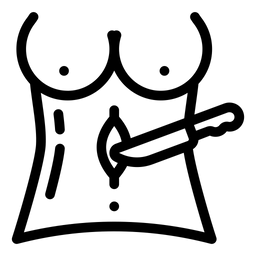 Cirurgia abdominal  Ícone