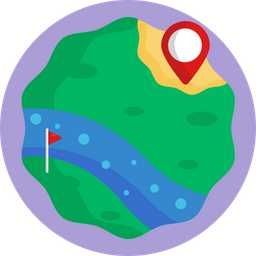 Golfplatz  Symbol